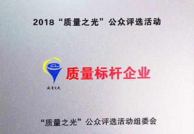 皖南電機：2018質(zhì)量之光評選活動&ldquo;質(zhì)量標桿企業(yè)&rdquo;